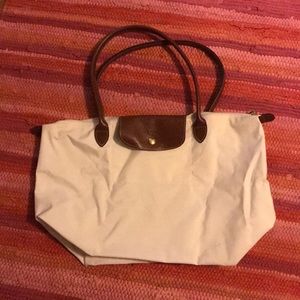 White long champ bag
